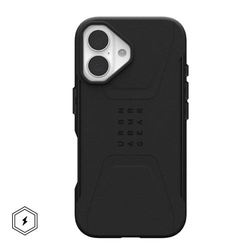 UAG Civilian MagSafe Case iPhone 16 - Black