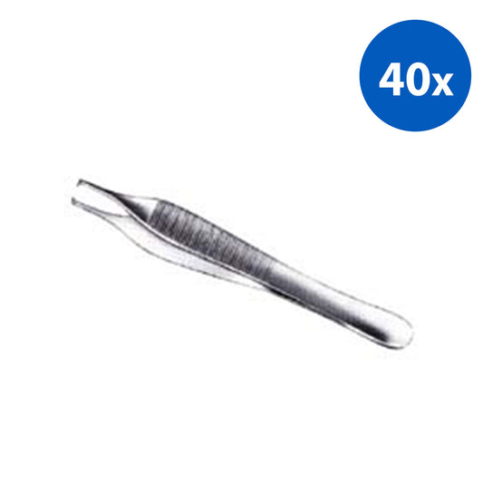Livingstone Adson Tissue Forceps 125 millimetres 1x2 Teeth x40