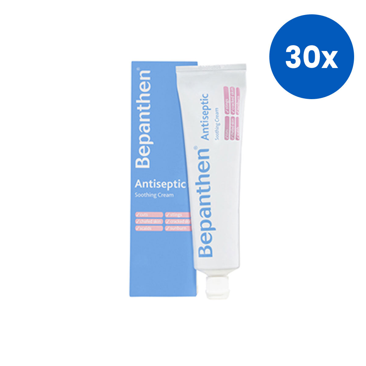 Bepanthen Antiseptic Soothing Cream Benzalkonium Chloride 50g x30