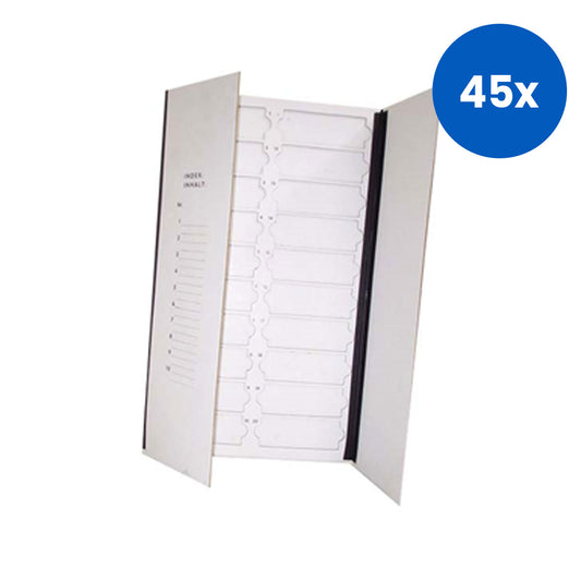 Livingstone Slide Mailer with Cover Recyclable Cardboard Material 20 Place - White x45