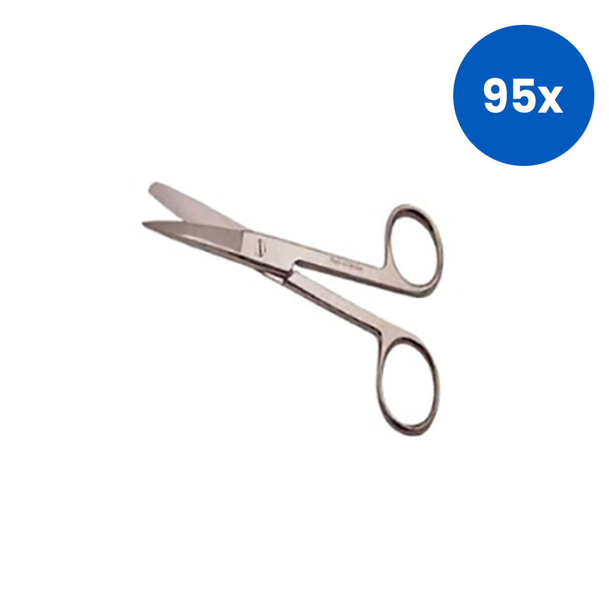 Livingstone Surgical Scissors 16cm with Blunt/Blunt Tips for Safe Tissue Dissection and Dressing Trimming - White