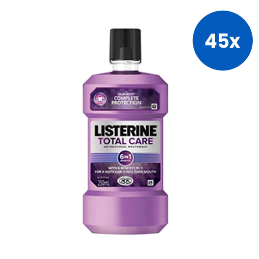 Listerine Total Care Antibacterial Mouthwash Cool Mint 250ml x45