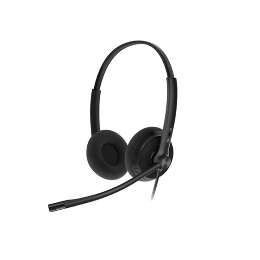 Yealink YHS34 Lite Dual Wired Headset with QD to RJ Port