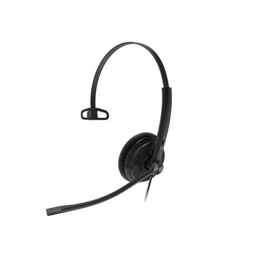 Yealink YHS34 Lite Mono Wired Headset with QD to RJ Port