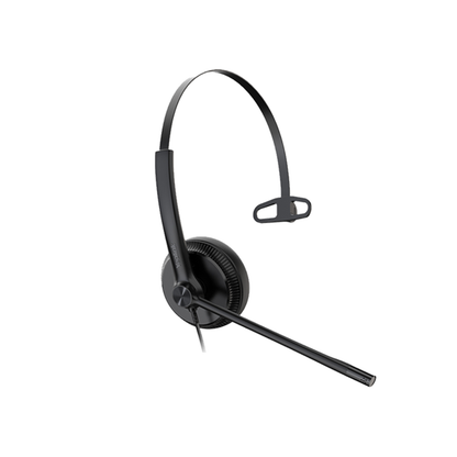 Yealink YHS34 Mono Wired Headset with QD to RJ Port
