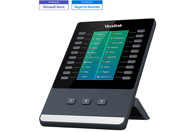 Yealink EXP50 Colour‑Screen Expansion Module with 4.3‑Inch LCD for T5 Series IP Phones