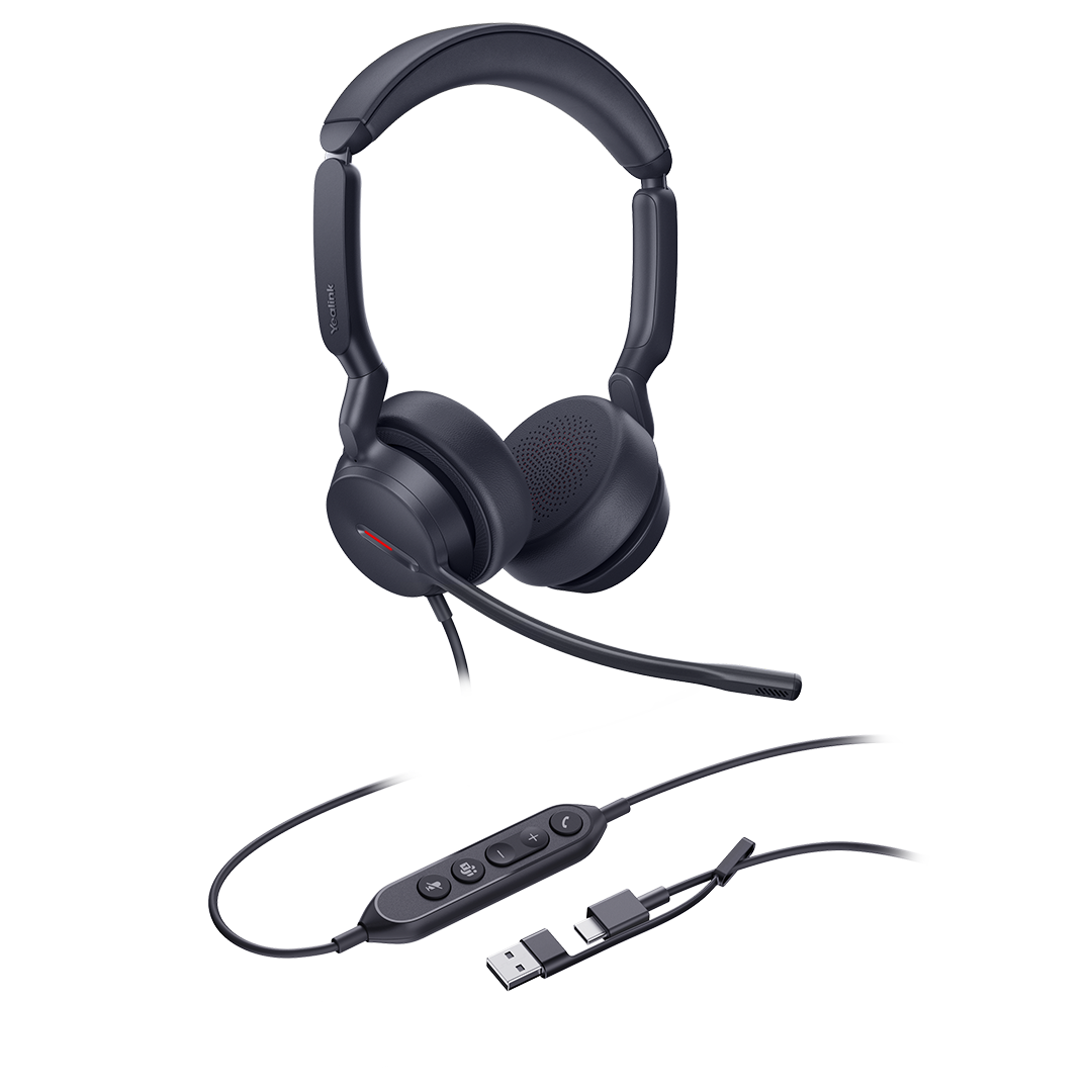 Yealink UH44 Dual Teams USB-C/A Microsoft Certified Teams Wired Headset