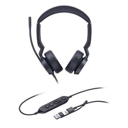 Yealink UH44 Dual Teams USB-C/A Microsoft Certified Teams Wired Headset