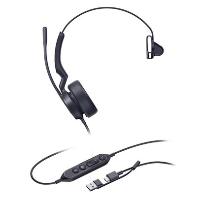 Yealink UH44 Mono Teams USB-C/A Microsoft Certified Wired Headset