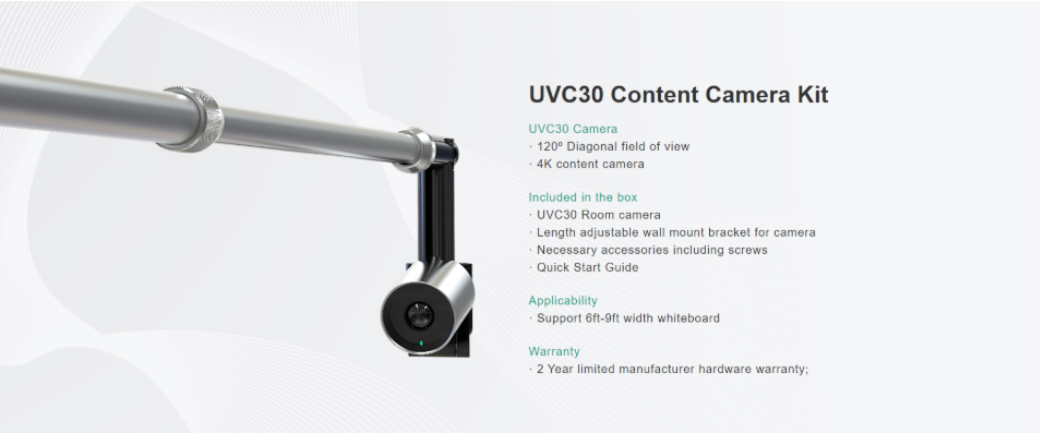 Yealink CCMK Content Camera Mount Kit with USB Cable & Cable Lock
