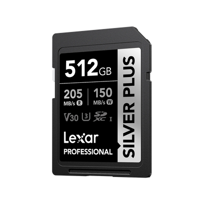 Lexar Professional Silver Plus SDXC UHS-I Card 512 GB