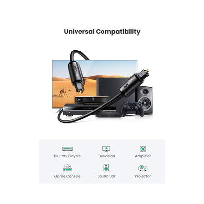 UGREEN Fiber Optical Audio Cable 3M Black