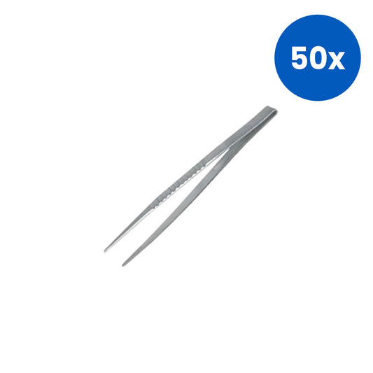Livingstone Sugar Tong Turnover End Thumb Dressing Forceps 16cm - White x50