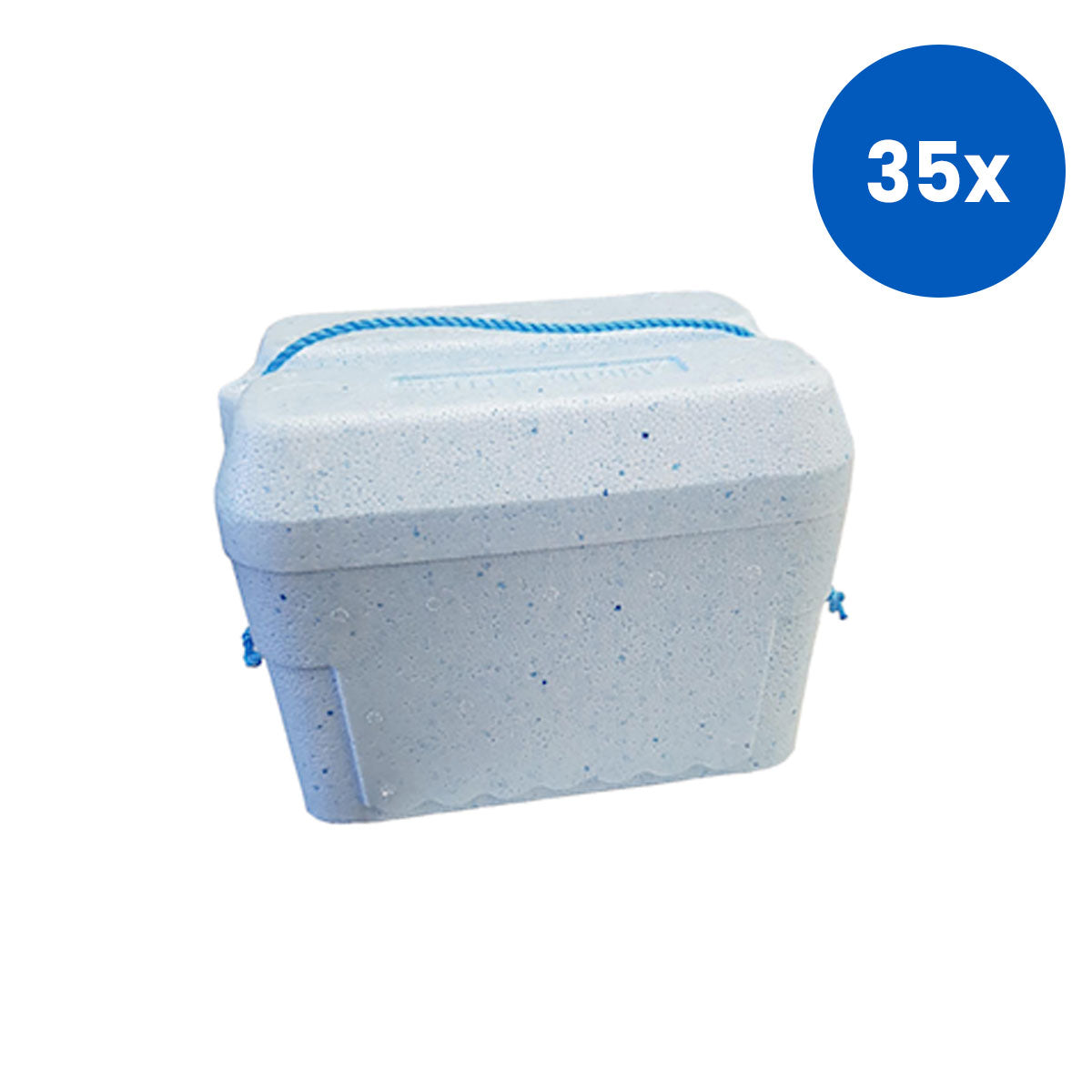 Livingstone Foam Cooler Box 4 Litres with Lid 270 x 190 x 190 mm - White x35