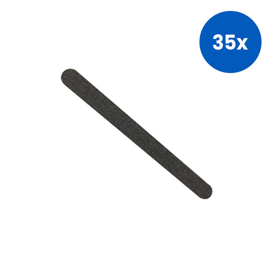 Sofeel Nail File Emery Board Grit 100/120 12 Pieces/Pack - Black x35