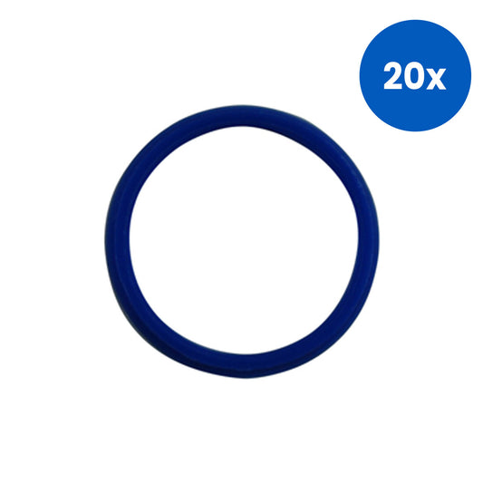 Simax Pouring Ring for 100ml to 5L Laboratory Bottle Polypropylene 10/Pack - Blue x20