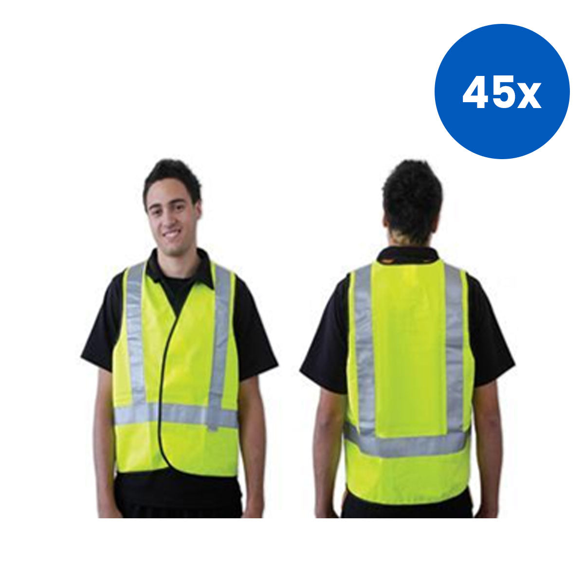 Livingstone High Visibility Safety Vest Medium Size Day/Night Use - Yellow x45