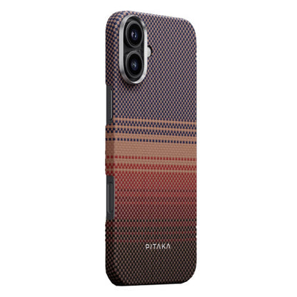 Pitaka Tactile Woven Case iPhone 16 - Sunset