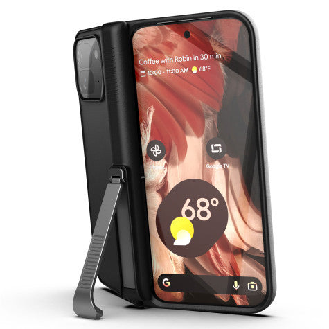 Encased Slimshield Case Google Pixel 9 Pro Fold with Belt Clip Holster - Black