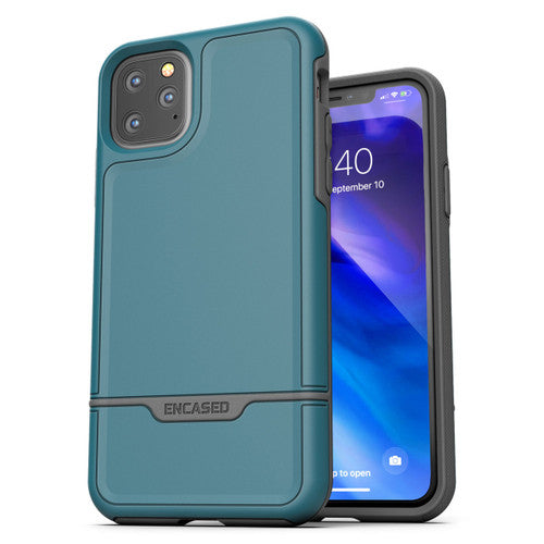 Encased Rebel Case iPhone 11 Pro with Belt Clip Holster - Blue