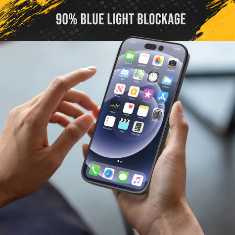 Encased Blue Light Screen Protector iPhone 15 Plus - Clear