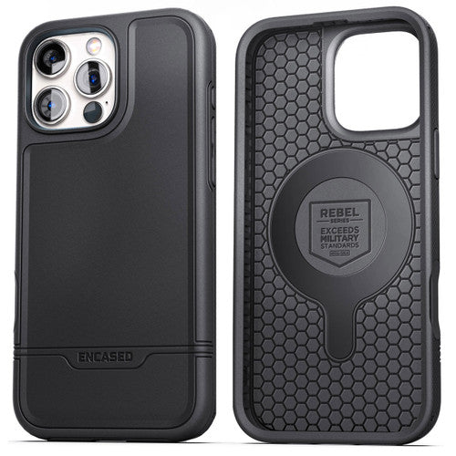 Encased Rebel MagSafe Case iPhone 16 Pro Max - Black