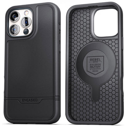 Encased Rebel MagSafe Case iPhone 16 Pro Max - Black