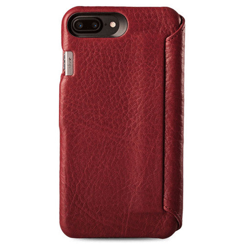 Vaja Agenda MG Leather Case iPhone 8+/7+/6+/6S+ Plus - Bridge Chili/London