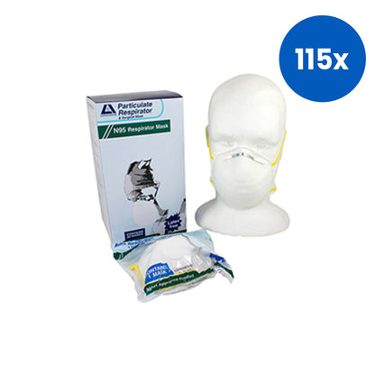 Livingstone N95 Face Mask Respirator Non-Therapeutic No Fibreglass - White x155