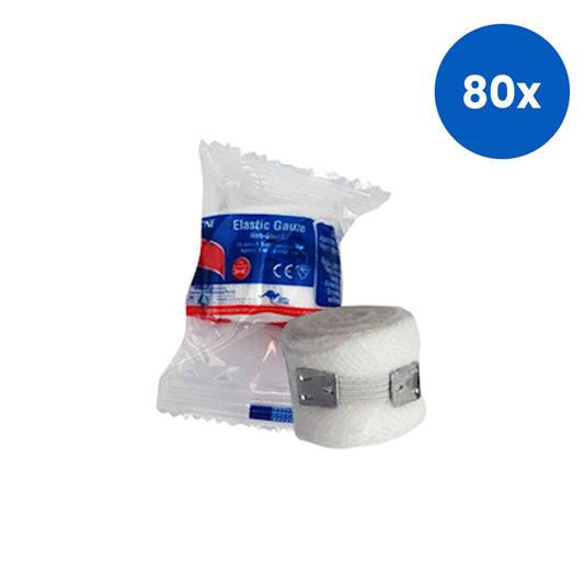 Livingstone Conforming Bandage with Clip 25mm x 4m 12/Pack - White x80