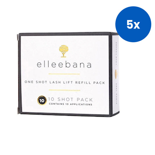 Elleebana One Shot Lash Lift Refill Pack 10 Pieces/Pack x5