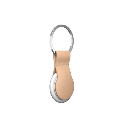 Nomad AirTag Leather Loop - Natural