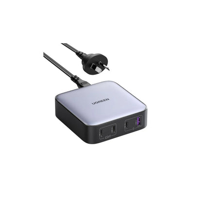 UGREEN Nexode 100W USB C GaN Charger-4 Ports Desktop Silver