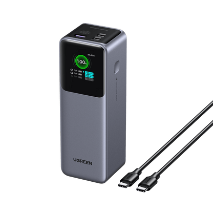 UGREEN Nexode Power Bank 25000mAh 200W with Display Silver