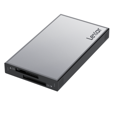 Lexar Professional Workflow WF720 Dual-Slot SD UHS-II Card Reader - Silver