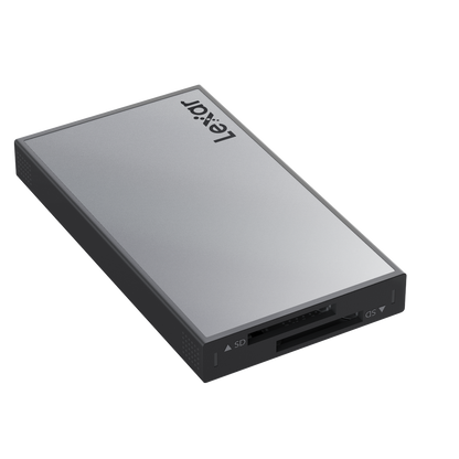 Lexar Professional Workflow WF720 Dual-Slot SD UHS-II Card Reader - Silver