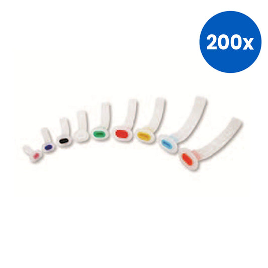 Boss Systems Airway Guedel Sterile Size 0 60mm - Black x200