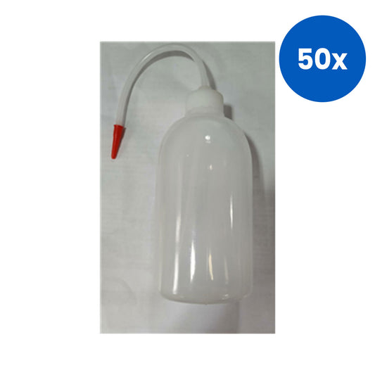 Livingstone Wash Bottle 500ml Recyclable Low Density Polyethylene (LDPE) - Clear x50