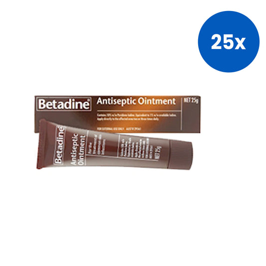 Betadine Ointment 25 Grams AUSTR no. 29561 - Brown x25