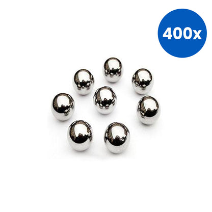 Livingstone Stainless Steel Precision Ball 3.18mm Diameter Solid Sphere for Laboratory, Industrial & Mechanical Applications – Silver x400