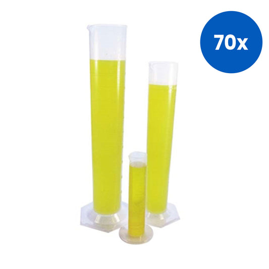 Aptaca Cylinder TPX 10ml 16mm x 87mm Low Form Graduated - Clear x70
