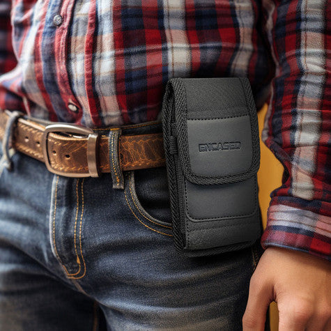 Encased Belt Clip Pouch iPhone 15/15 Pro - Black