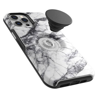 OtterBox Otter+Pop Symmetry Case iPhone 12 Pro Max - White Marble