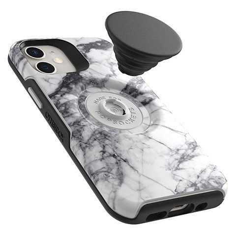 OtterBox Otter+Pop Symmetry Case iPhone 12 Mini - White Marble