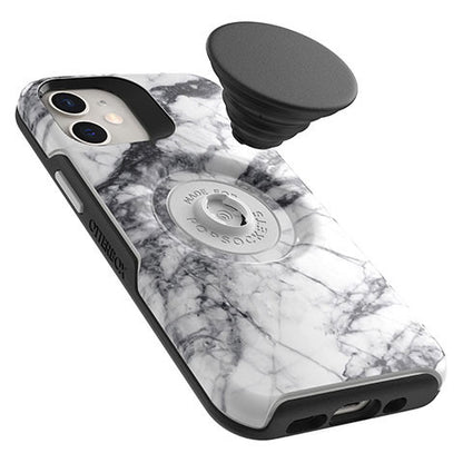 OtterBox Otter+Pop Symmetry Case iPhone 12 Mini - White Marble