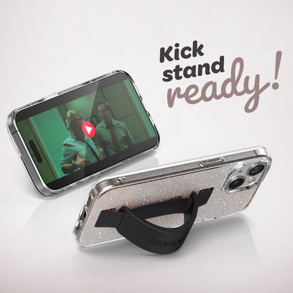 Encased Hand Loop Case iPhone 15 Plus - Glitter Dust