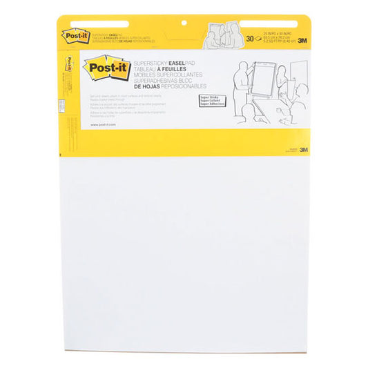 Post‑It Super Sticky Easel Pad 559SSN 30 Sheets/Pad 4 Pads/Pack