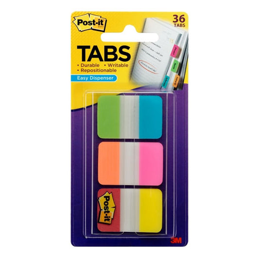 Post‑It Tabs 686 ALOPRYT Durable Filing Tabs Box of 6