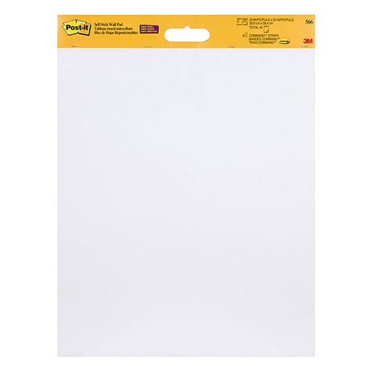 Post‑It Self‑Stick Wall Pad 508 x 584mm Box of 2