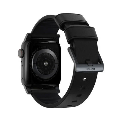 Nomad Active Strap Pro Apple Watch 42/44/45/Ultra 49mm - Black Hardware/Black